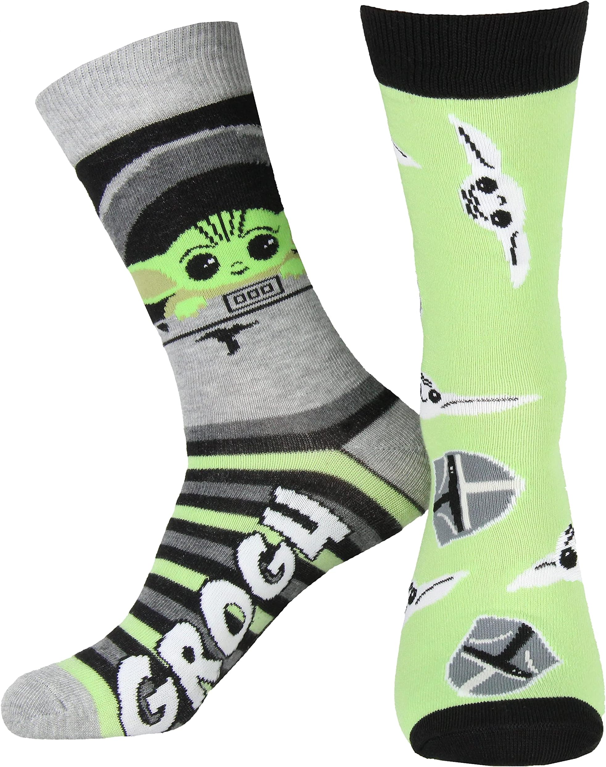 Star Wars Darth Vader/Stormtrooper Argyle Men's Crew Socks 2 Pair Pack Shoe Size 6-12