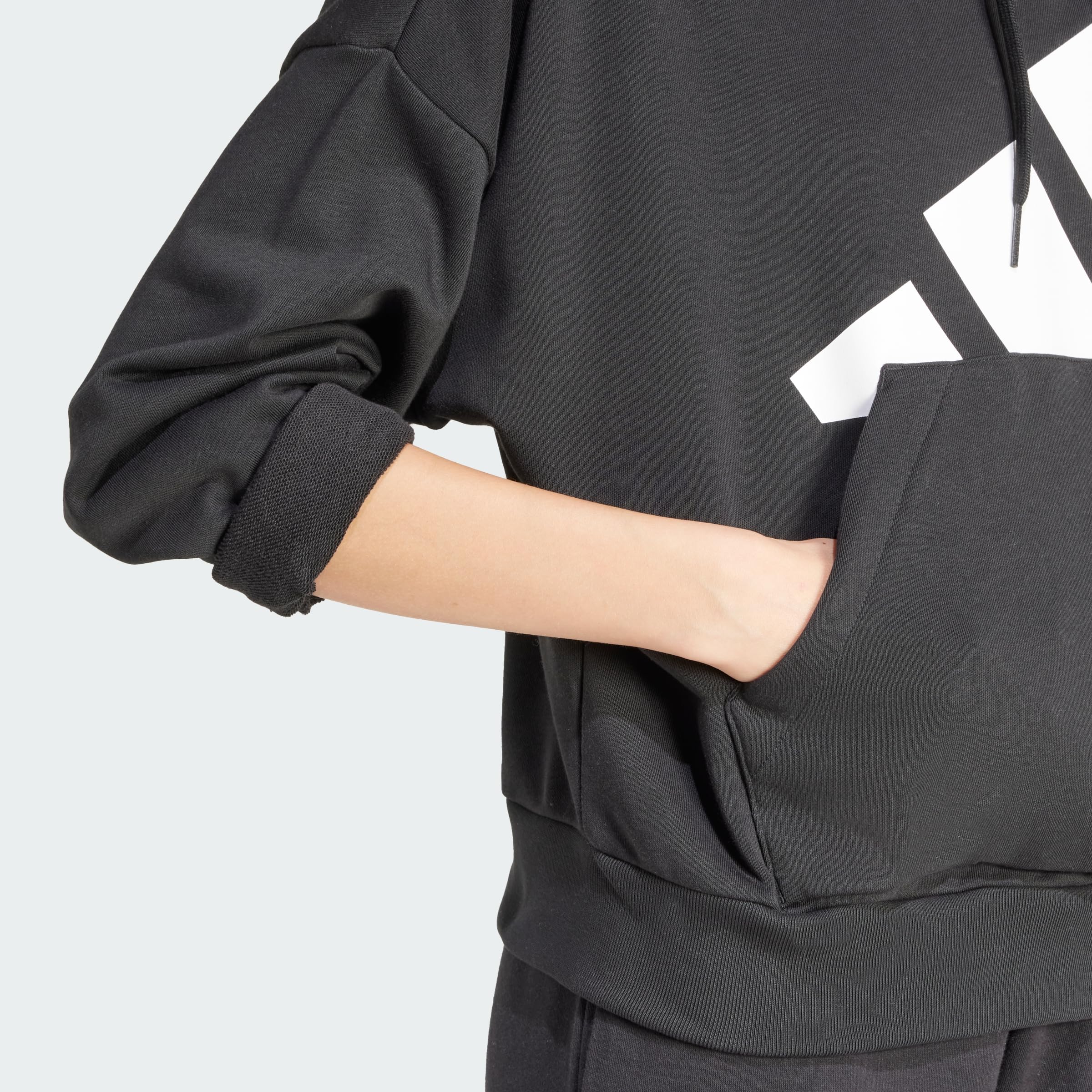 adidas Donna Essentials Big Logo French Terry Loose Hoodie