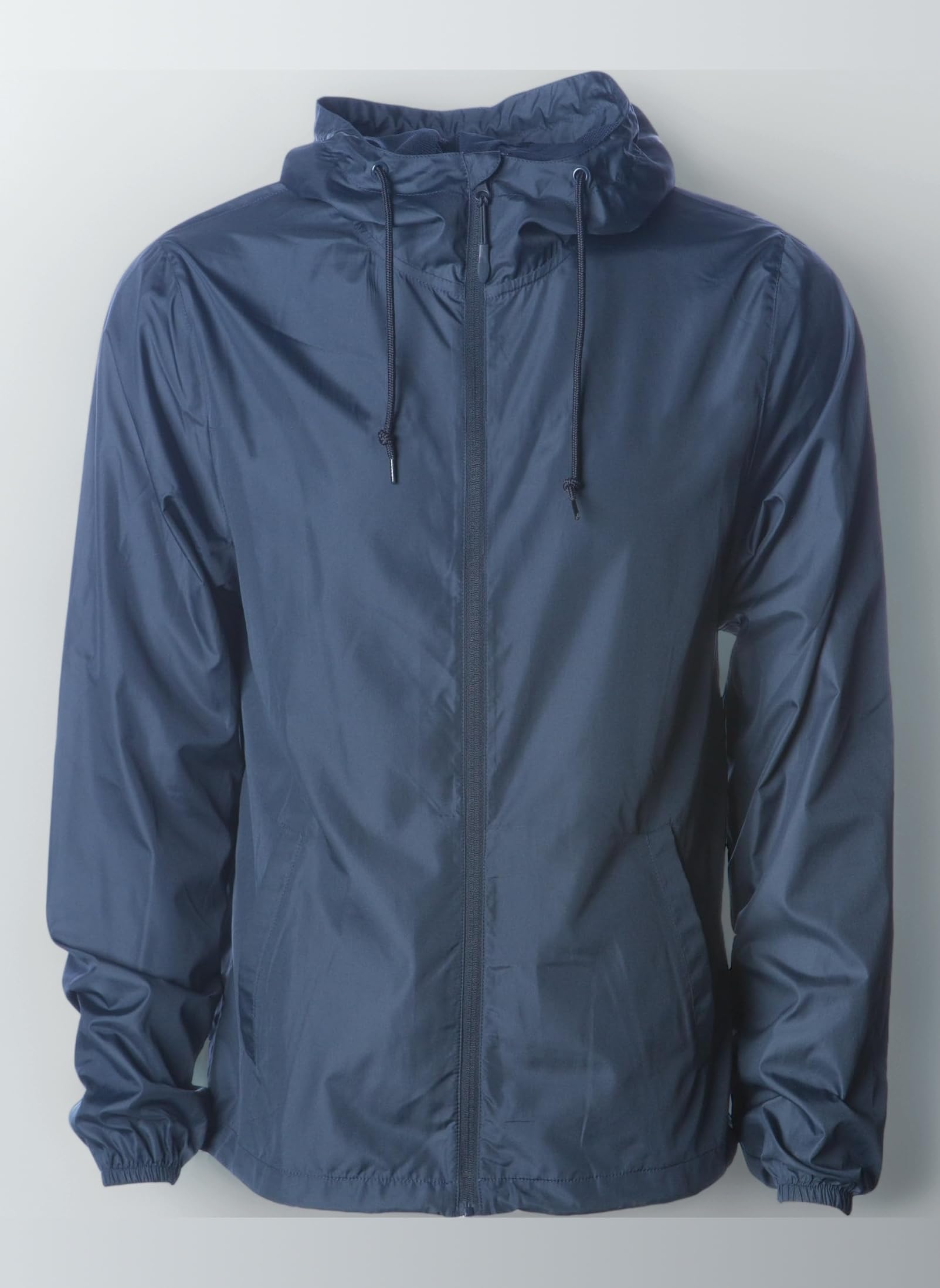Global Blank Men's Windbreaker Jacket Lightweight Water-Resistant Windbreakers for Men
