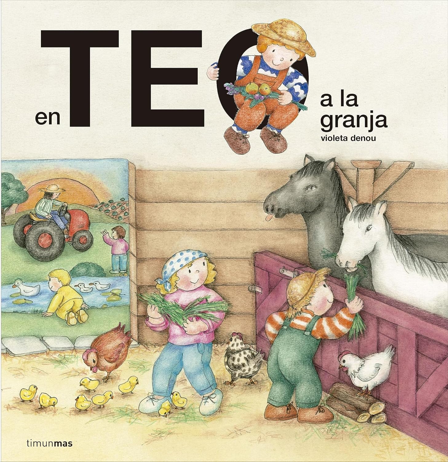 En Teo a la granja (En Teo descobreix món) (Catalan Edition)