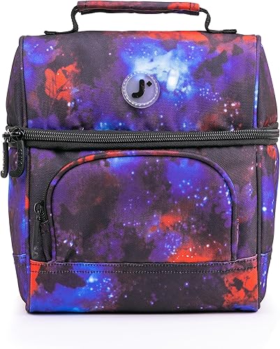 J World Corey - Lonchera para niños lonchera aislada para mujer galaxia
