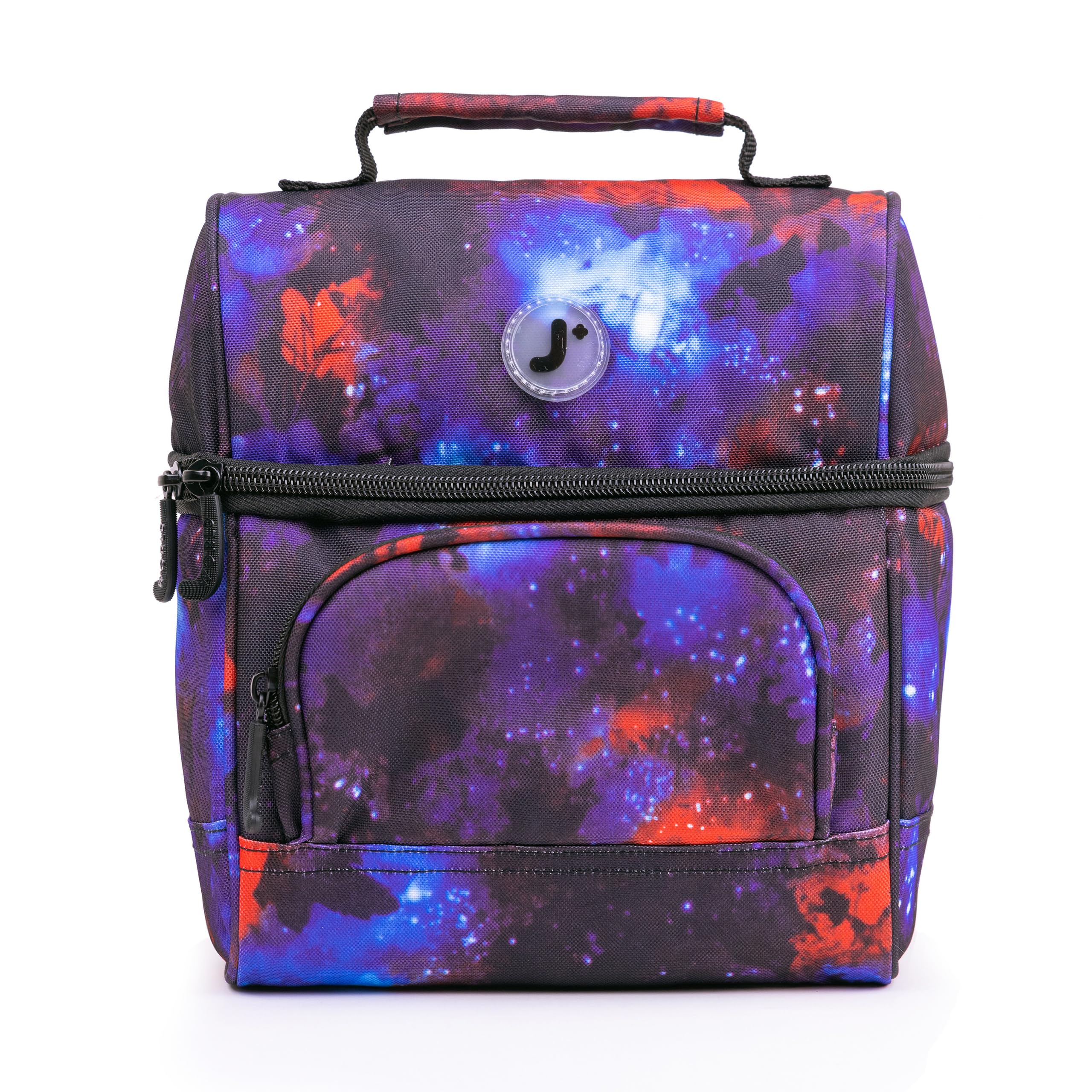 J World Corey Kids Lunch Bag. Insulated Lunch-Box for Boys Girls, Galaxy