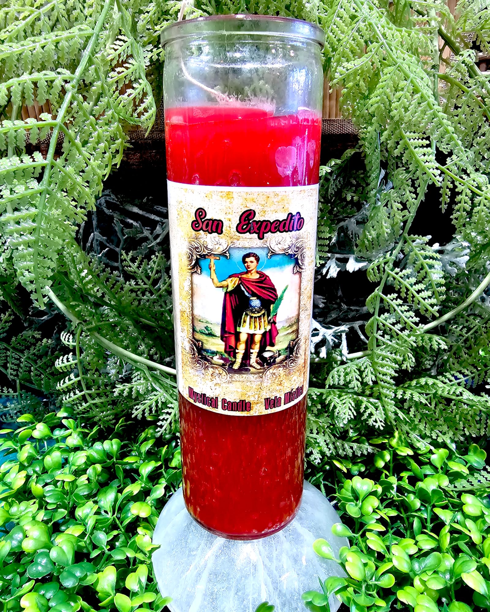 Saint Expedite Candle | Vela de San Expedito Spiritual Prayer Candle 7-Day Candle