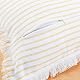 PANOD Decorative Boho Long Lumbar Pillow Cover 12x24,Super Soft Cotton Modern Long Rectangle Pillow Cover Pillow Case for Bed Sofa Couch Farmhouse Livingroom,Yellow Product Image 2