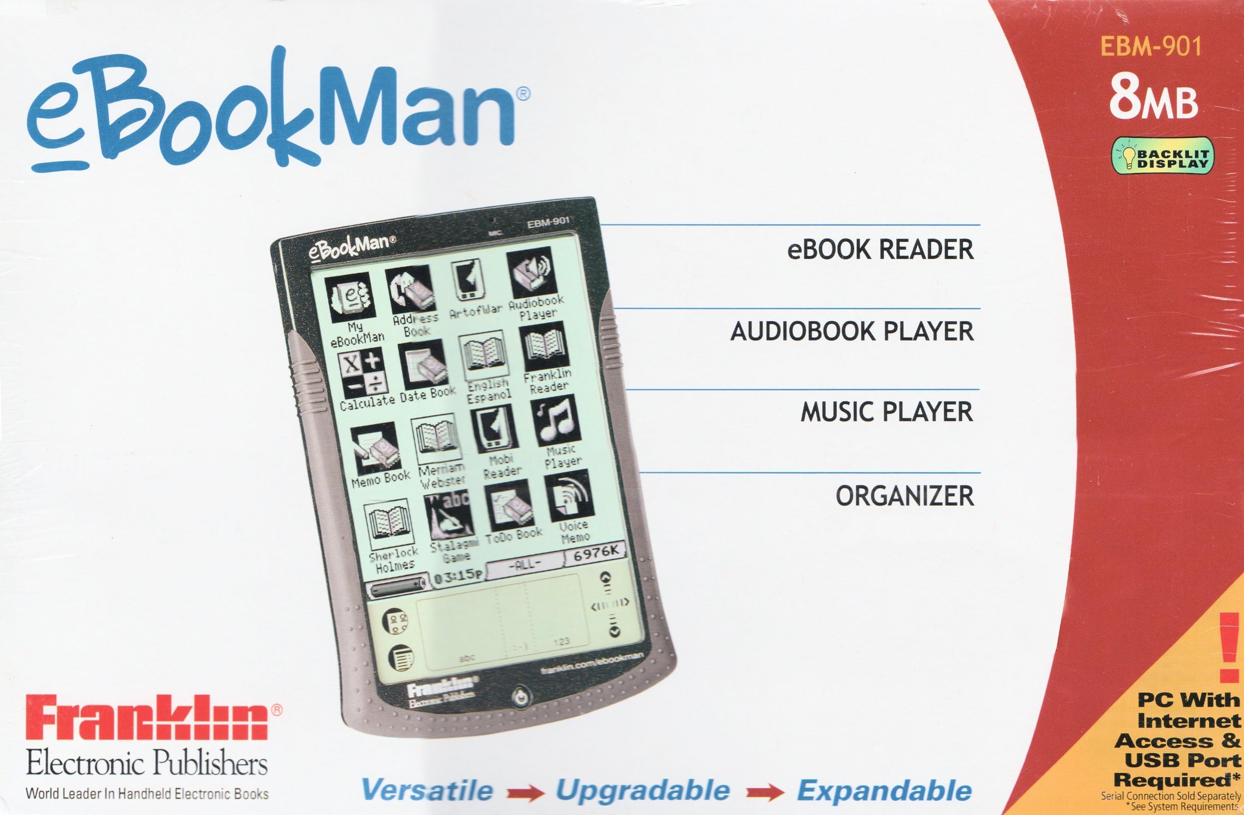 Franklin EBM-901 eBookman (Metallic Black)