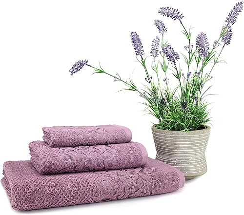 Miniatura 6 de Galata - Toalla de baño de algodón turco, hecha de 100% algodón, suave y lujosa, 21.16 ozm, de secado rápido y absorbente (blanco)