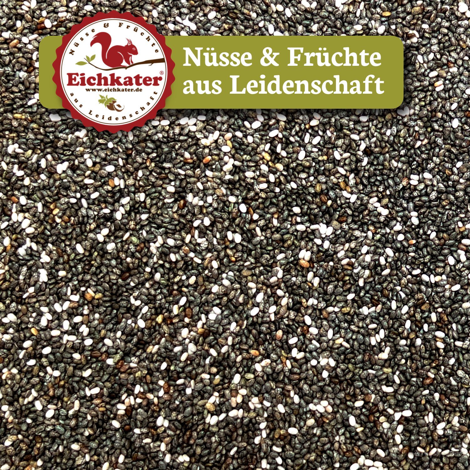 Eichkater Chia Samen Natur 6er-Pack (6x750 g)