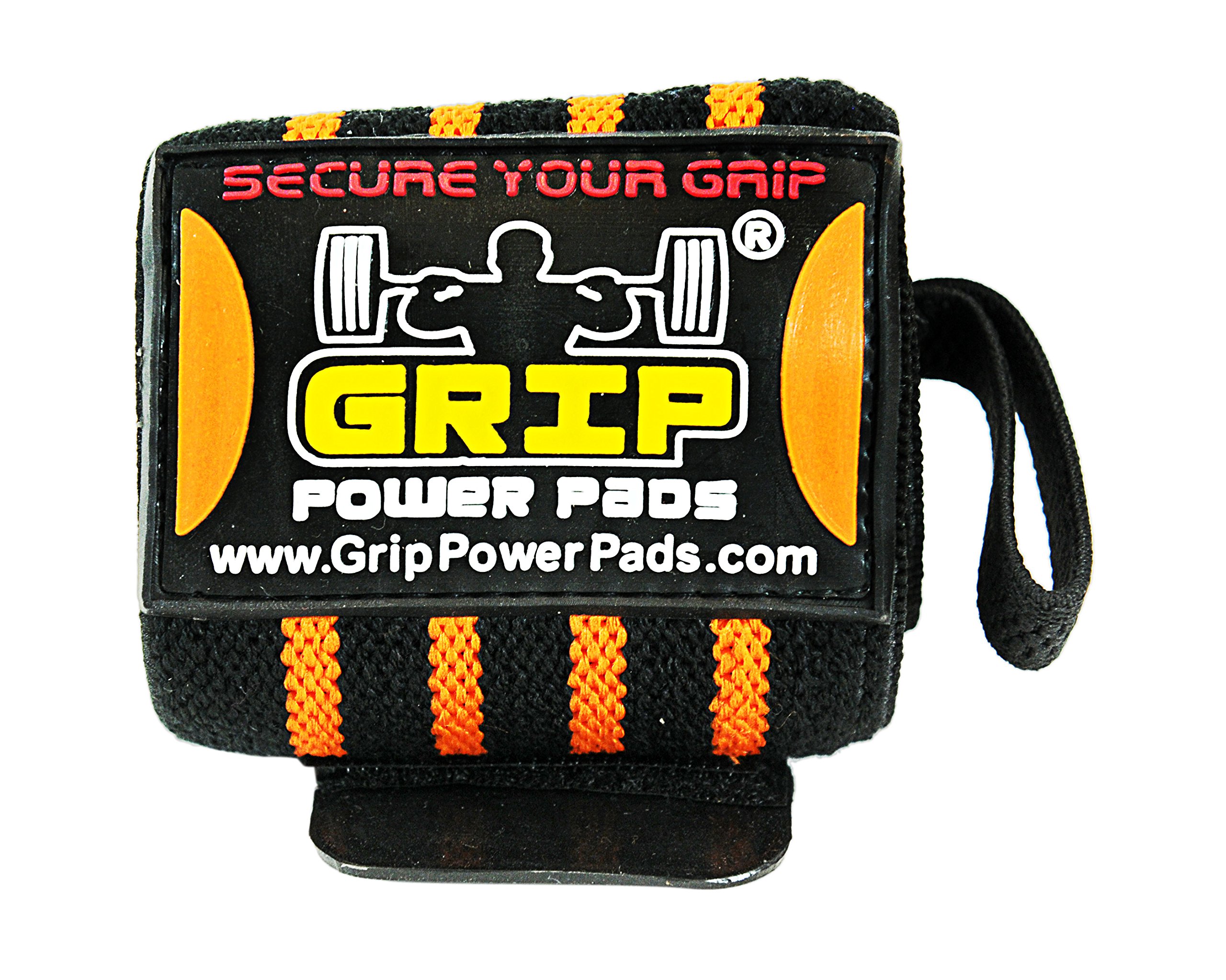Grip Power Pads Fasce per Allenamento 1 Paio (2 Fasce), per Palestra, polsiera in Cotone, per Uomo e Donna, di Prima qualità, con PRO Rubber