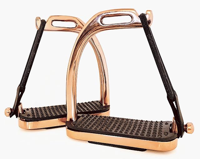 Foto 4 de 5 de Extreme ESTIRRUPS DE SEGURIDAD ROSA ROSE GOLD BRILLANTE DE SEGURIDAD PARA EQUIPAR SU EQUIPO
