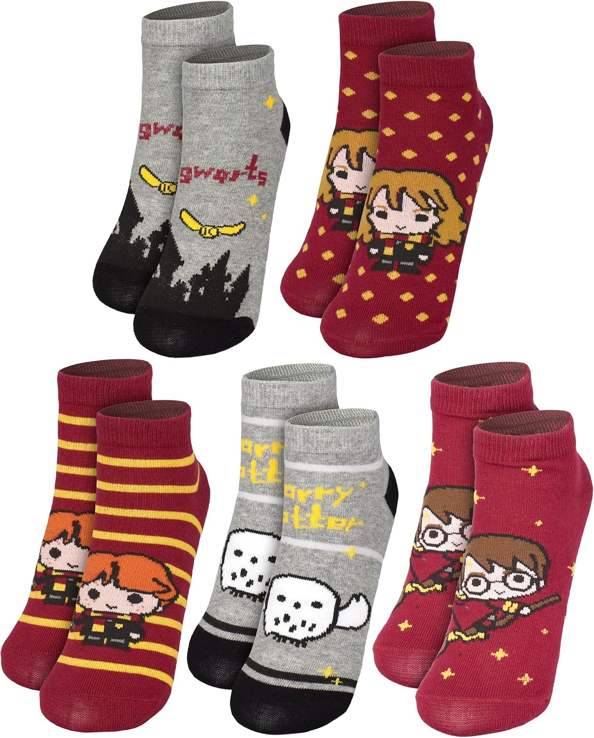 Lot de 5 paires de chaussettes fille
