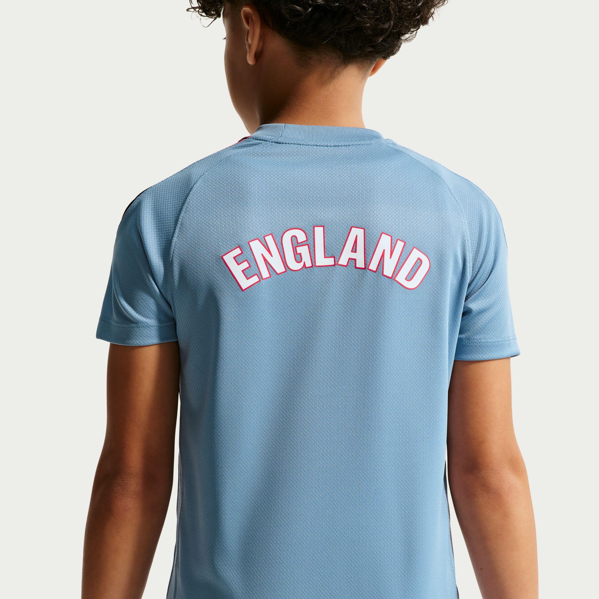 Nike England Strike Nike Football Dri-Fit Kurzarmshirt für Ältere Kinder Maglietta a Maniche Corte Unisex - Bambini e Ragazzi