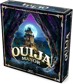 Funko Games Ouija Manor Game | Features Easy-to-Assemble 3D Manor | 2-5 Players, Ages 10+