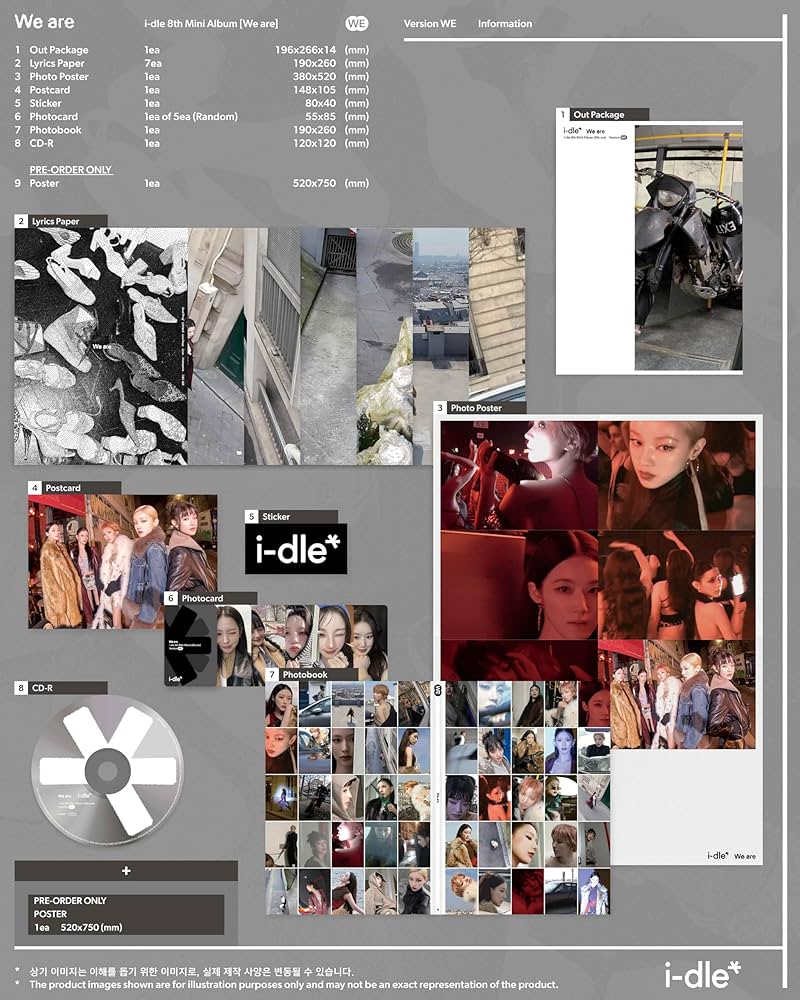 G) I-DLE i-dle We are [Photobook Ver.] 8th Mini Album (Version C