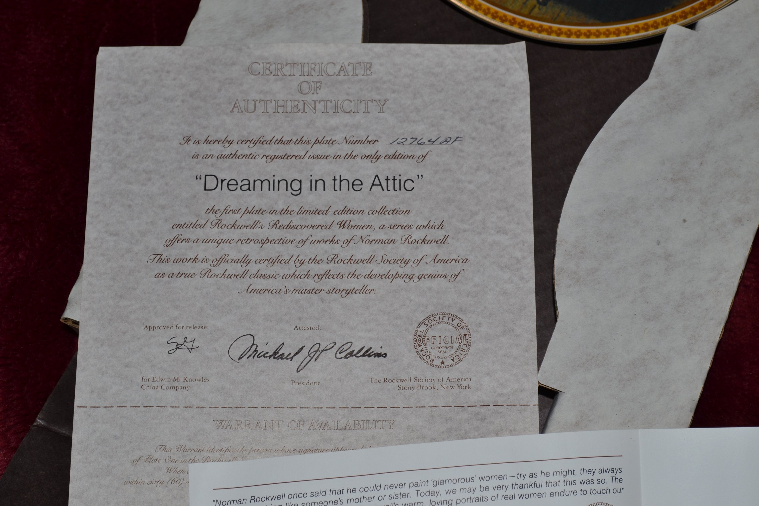 Amazon.com: Bradford Exchange Dreaming in The Attic Plate from The
