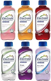 Oasis Snacks Electrolit Premium Hydration Electrolyte Beverage, Multi Flavor Variety, 21 Fl Oz (6 Flavor Variety, Pack of 12)