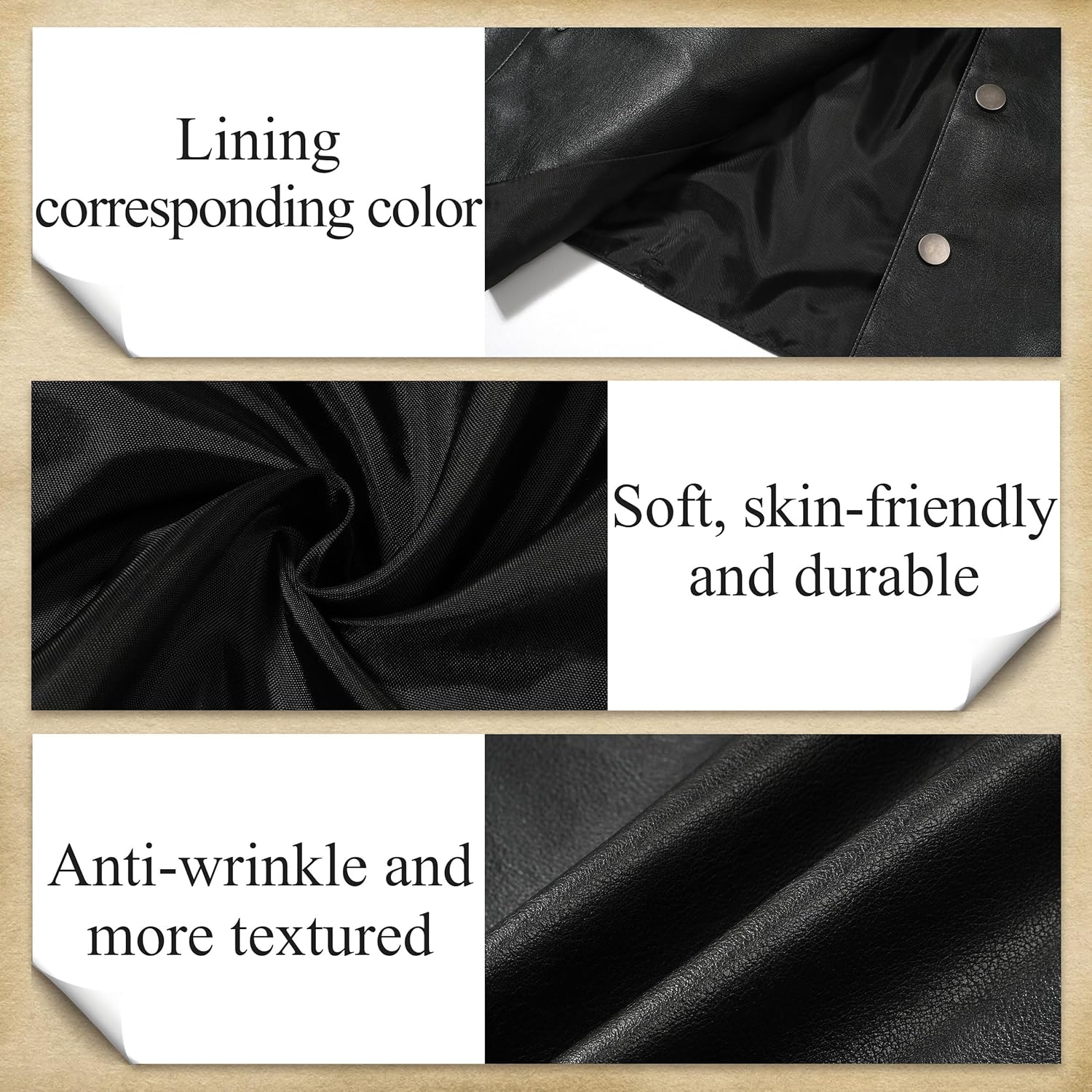 Men Western Cowboy Vest,Vintage Cowboy Suit Vest with Bolo Tie,Slim Wedding Vests,Faux Leather Casual Vest - Image 5