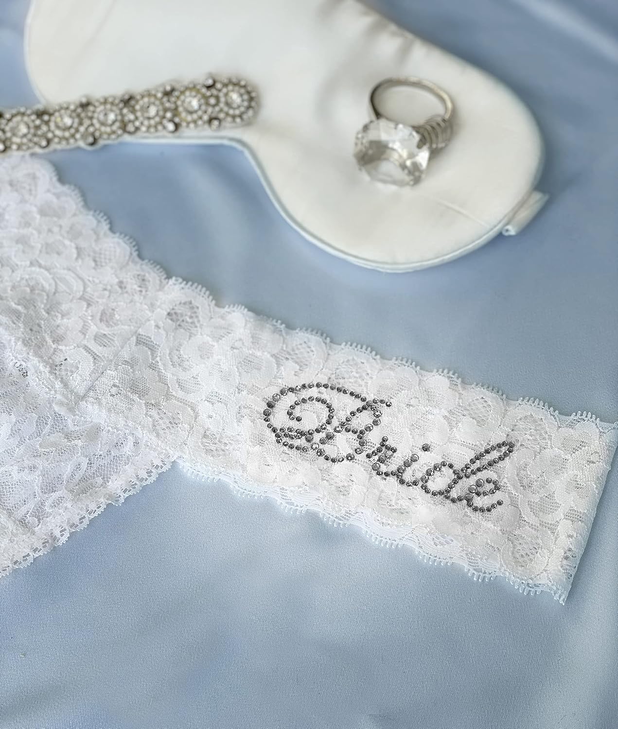 Classy Bride Wedding Underwear Bedazzled Bridal Lingerie for Women - Image 2