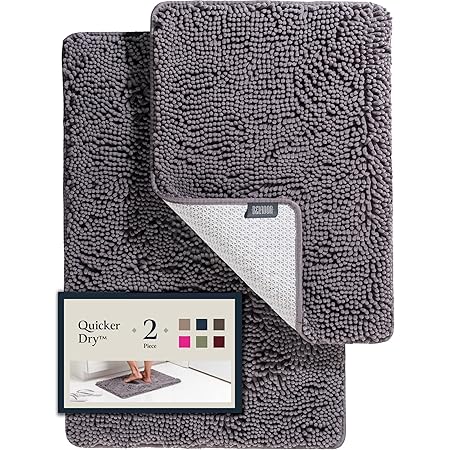 Bath Rugs Tindbea Bathroom Rugs Set 2 Piece, Extra Soft And