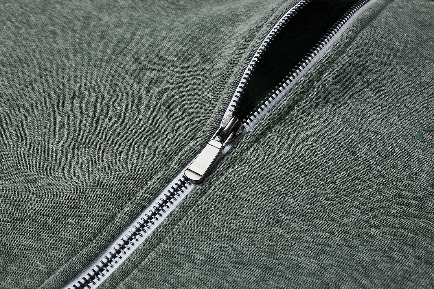 Men's Full Zip Fleece Hoodie zippered Color Block hooded slim Fit Long Sleeve Lightweight Sweatshirt