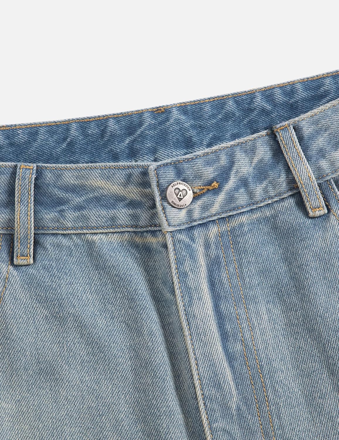 Aelfric Eden Rhinestone Wide Leg Jeans High Waisted Loose Streetwear Straight Baggy Denim Pants Vintage Y2K Trousers - Image 5