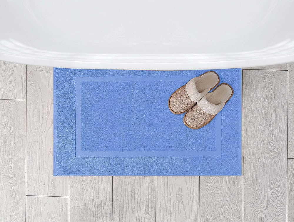 Amazon.com: Utopia Towels Cotton Banded Rug, Bath Mats, Not