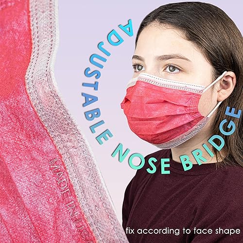 Miniatura 7 de Cubrebocas desechable de 4 capas para adultos con material transpirable y puente nasal flexible, fabricado en Estados Unidos
