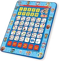 Vista 1 de LEXiBOOK, Paw Patrol, Tableta de aprendizaje interactiva bilingüe educativa inglés/español, juguete para aprender alfabeto, letras, números