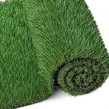 Artificial Grass 40mm & 30mm Pile High | Pet-Friendly Natural & Realistic High Density Fake Grass Turf for Garden, Balcony, Patio | UV-Resistant | Low Maintenance Lawn 40mm Height, 1m x 1m