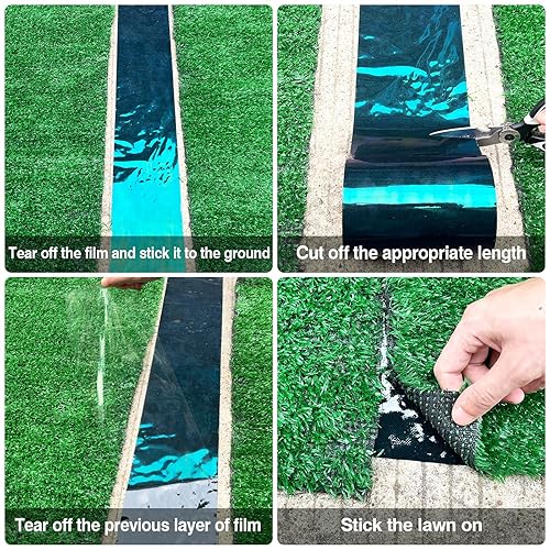 Miniatura 6 de Césped artificial de doble cara autoadhesiva de césped sintético cinta de costura para césped, alfombra para mascotas, unión de alfombras, 6