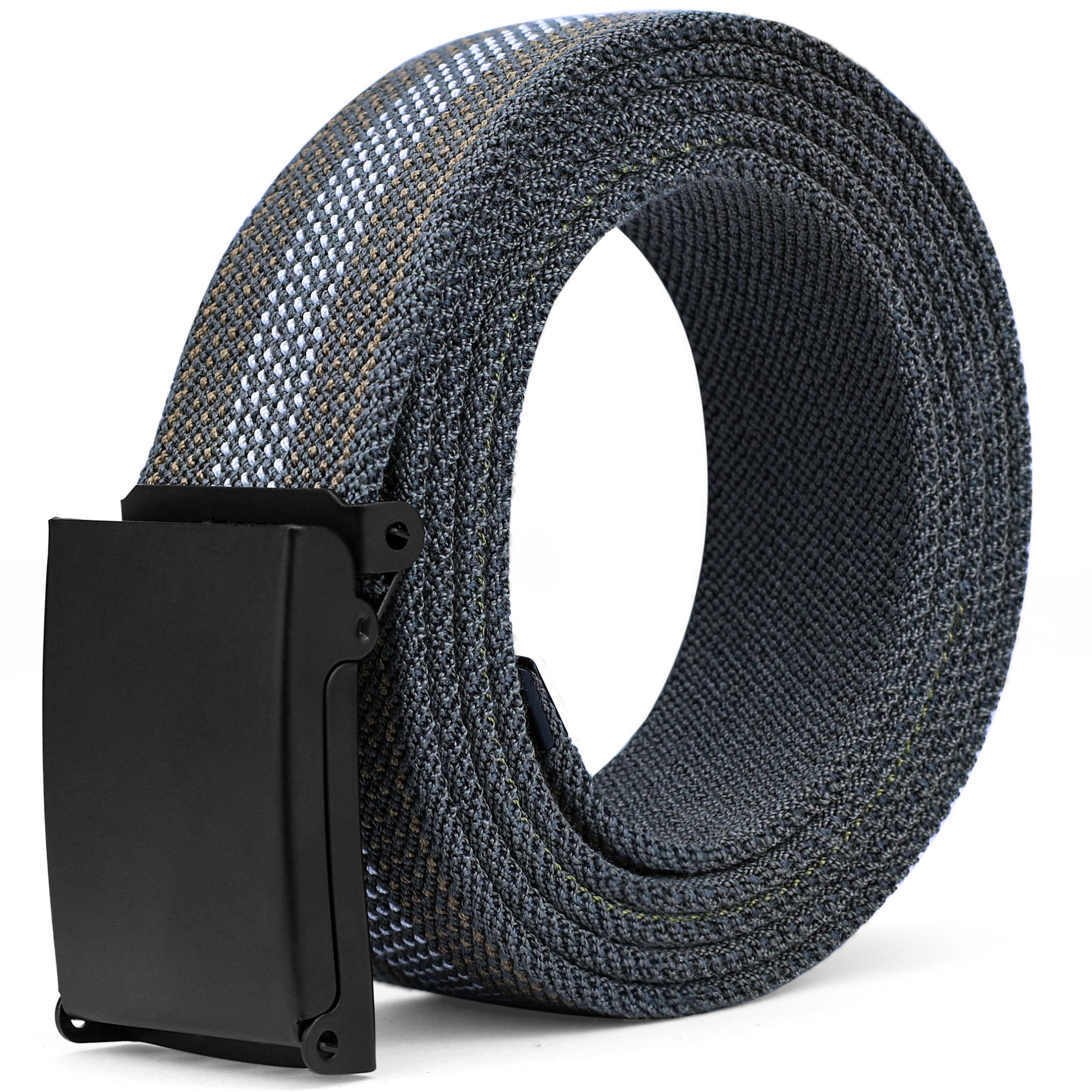 Farcauo Mens Canvas Belt Braided Belt Tactical Belts for Men Military Belt Woven Belts for Men Elastic Belt for Golf Web Belt