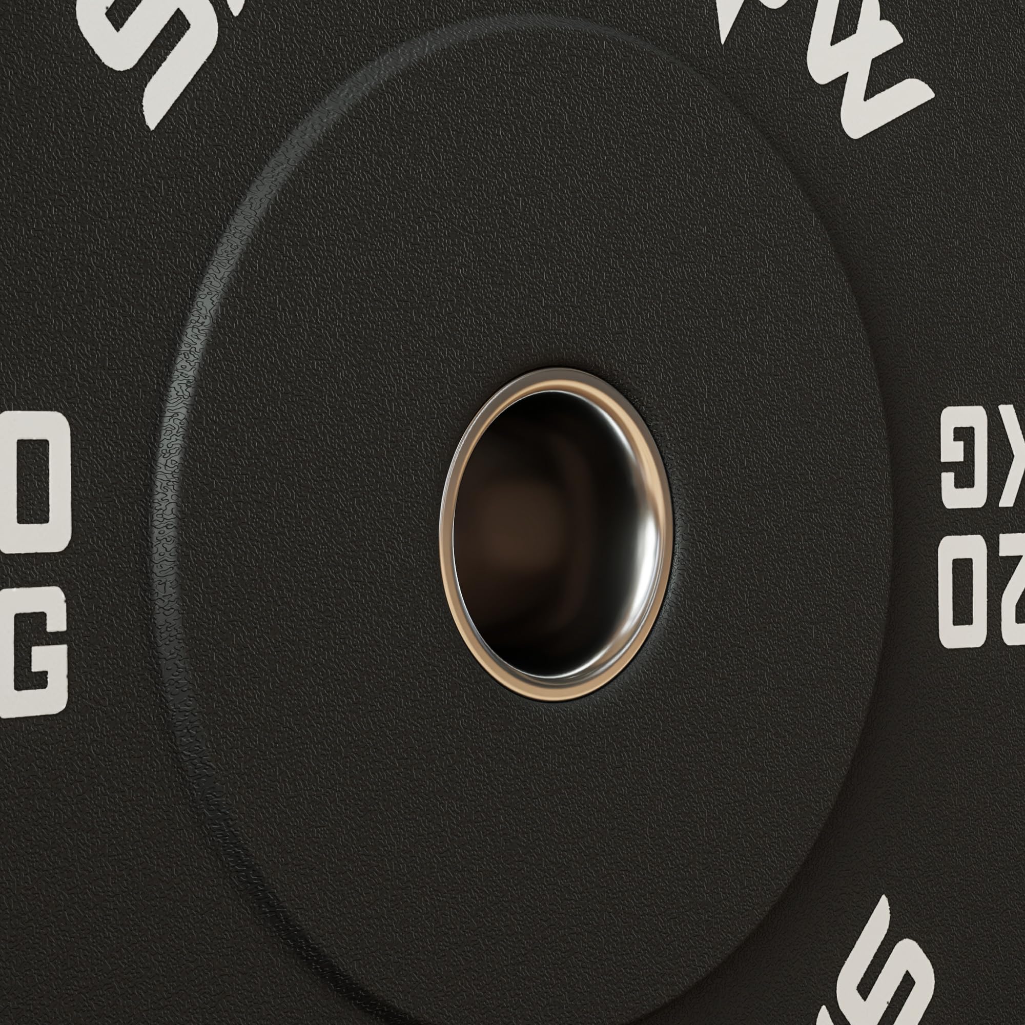 SPORTNOW Set 2 Dischi Pesi 2x5/10/20 kg in Gomma, Dischi per Palestra e Casa con Foro da 5 cm per Manubri e Bilancieri