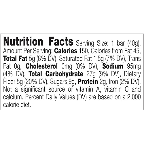 Vista 165 de Fiber One Barras de proteínas masticables, nueces de caramelo, bocadillos de proteínas, 1.17 onzas, 5