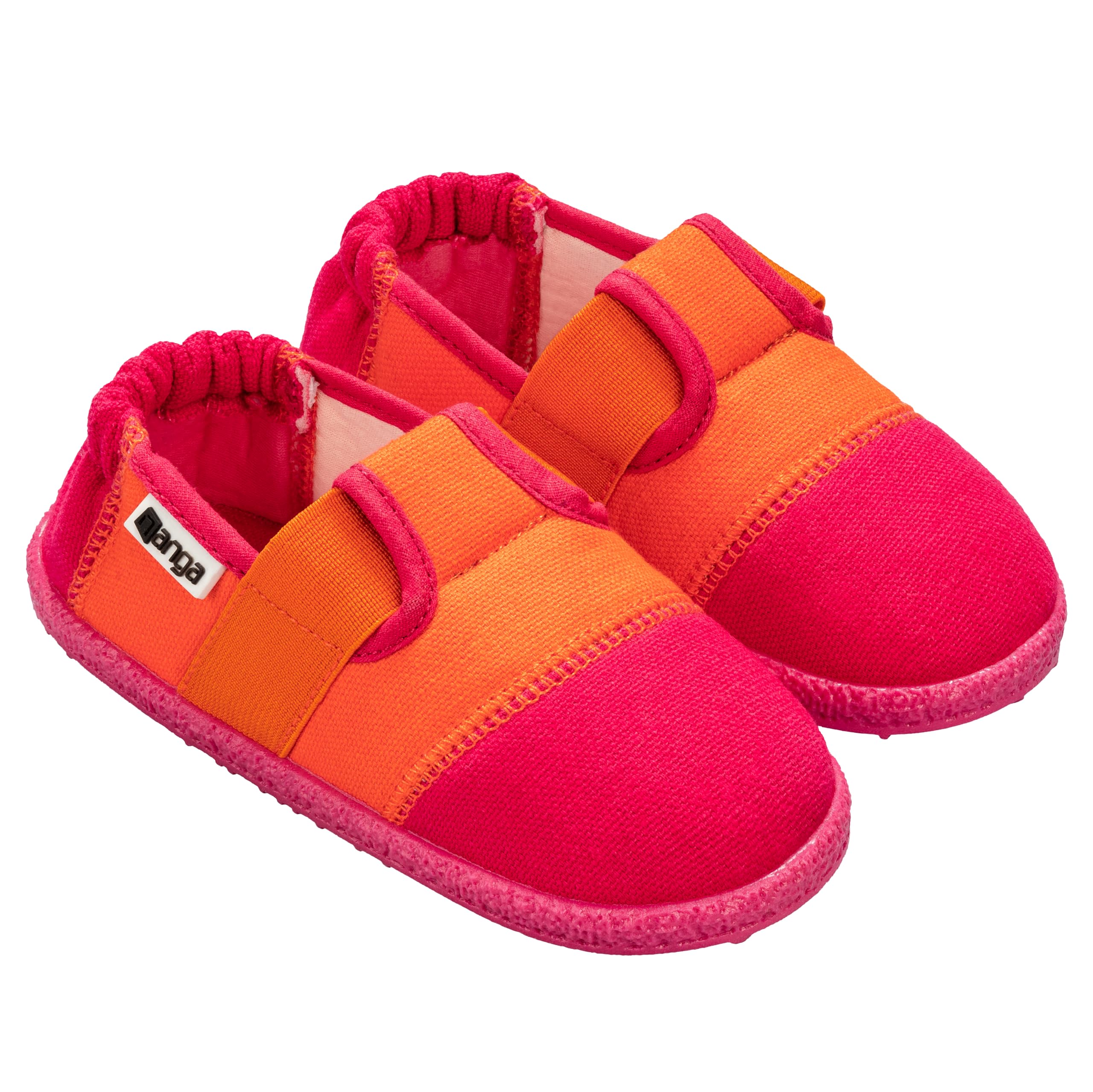 Nanga Pantofole unisex per bambini, in bardana arancione/rosa, 2.0, 29 EU