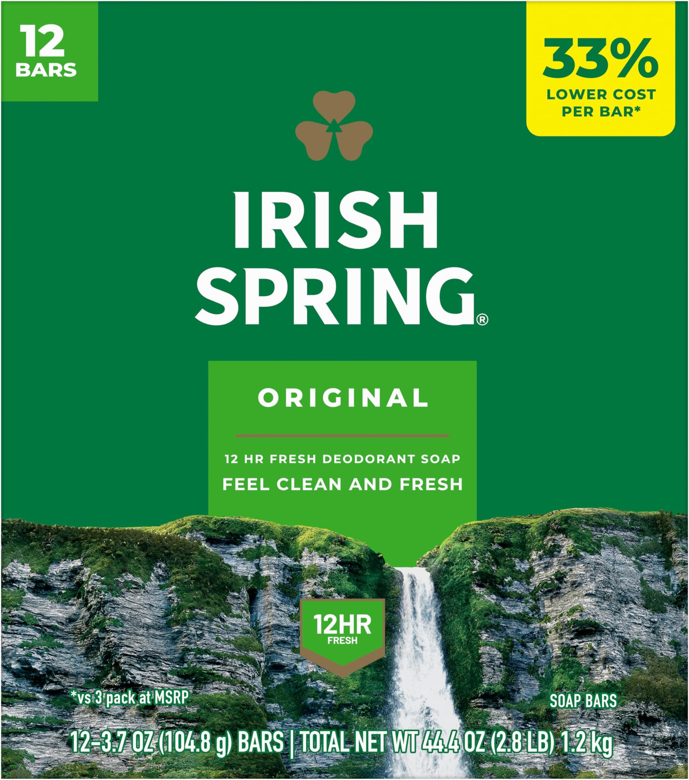 Bath Bar Soap, Original, 3.75 Ounce, 12 Count (Pack of 1)