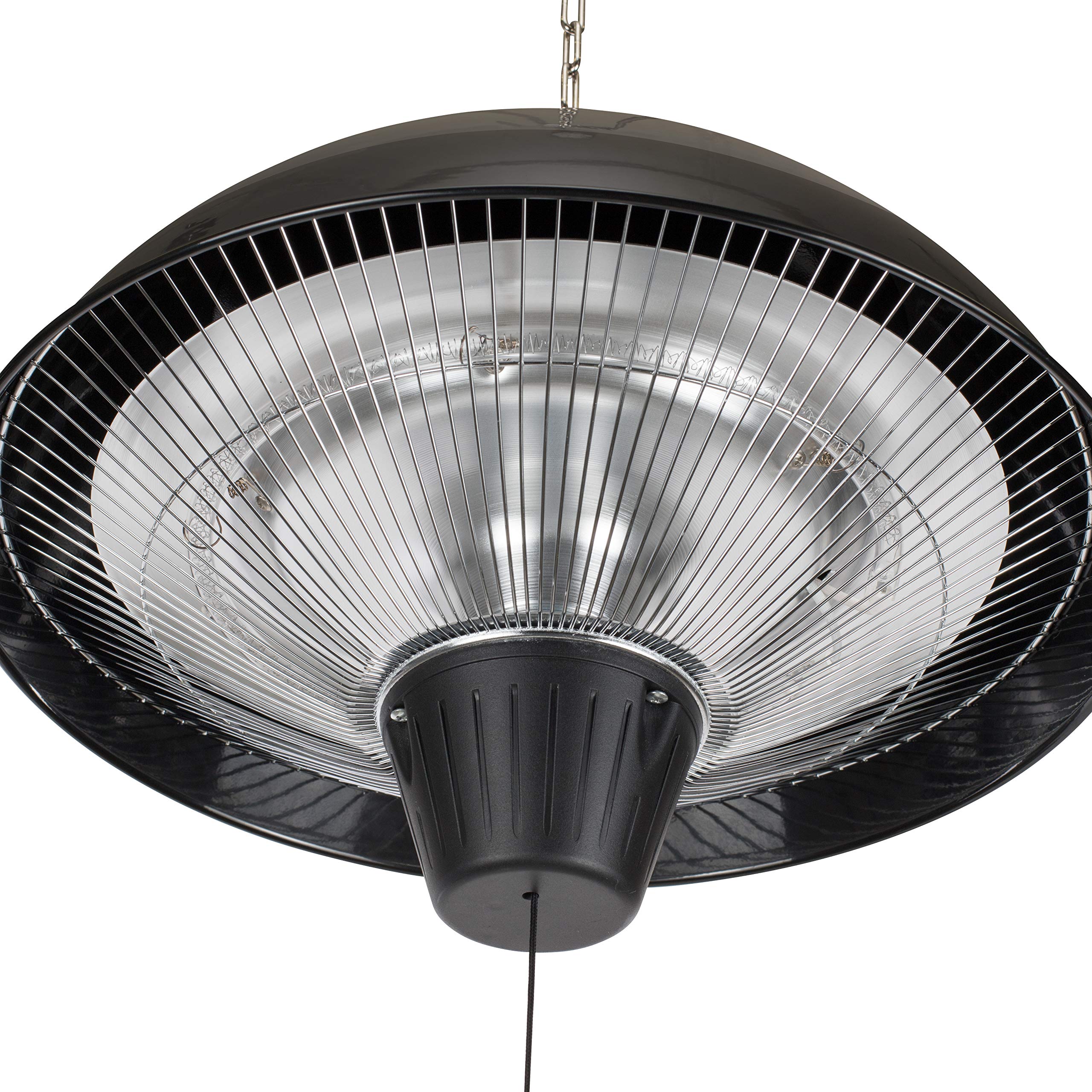 Tristar KA-5273 - Calefactor para Terraza, Infrarrojos, Cabezal de 360º, IP34, 1500 W, Negro