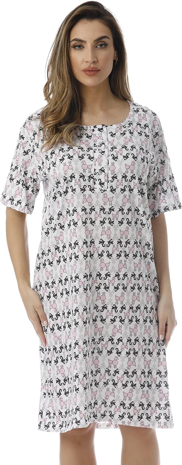 Just Love Short Sleeve Nightgown Sleep Dress for Women