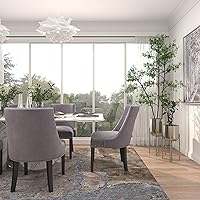 Vista 7 de Deco 79 Maceta de metal para interiores y exteriores, maceta grande con soporte extraíble, juego de 2 macetas de 19 pulgadas, 22 pulgadas de alto