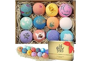 LifeAround2Angels Flower Bath Bombs Gift Set: Indulge in Bathtime Bliss