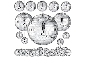 MTLEE Mini Disco Ball Decoration Ornaments