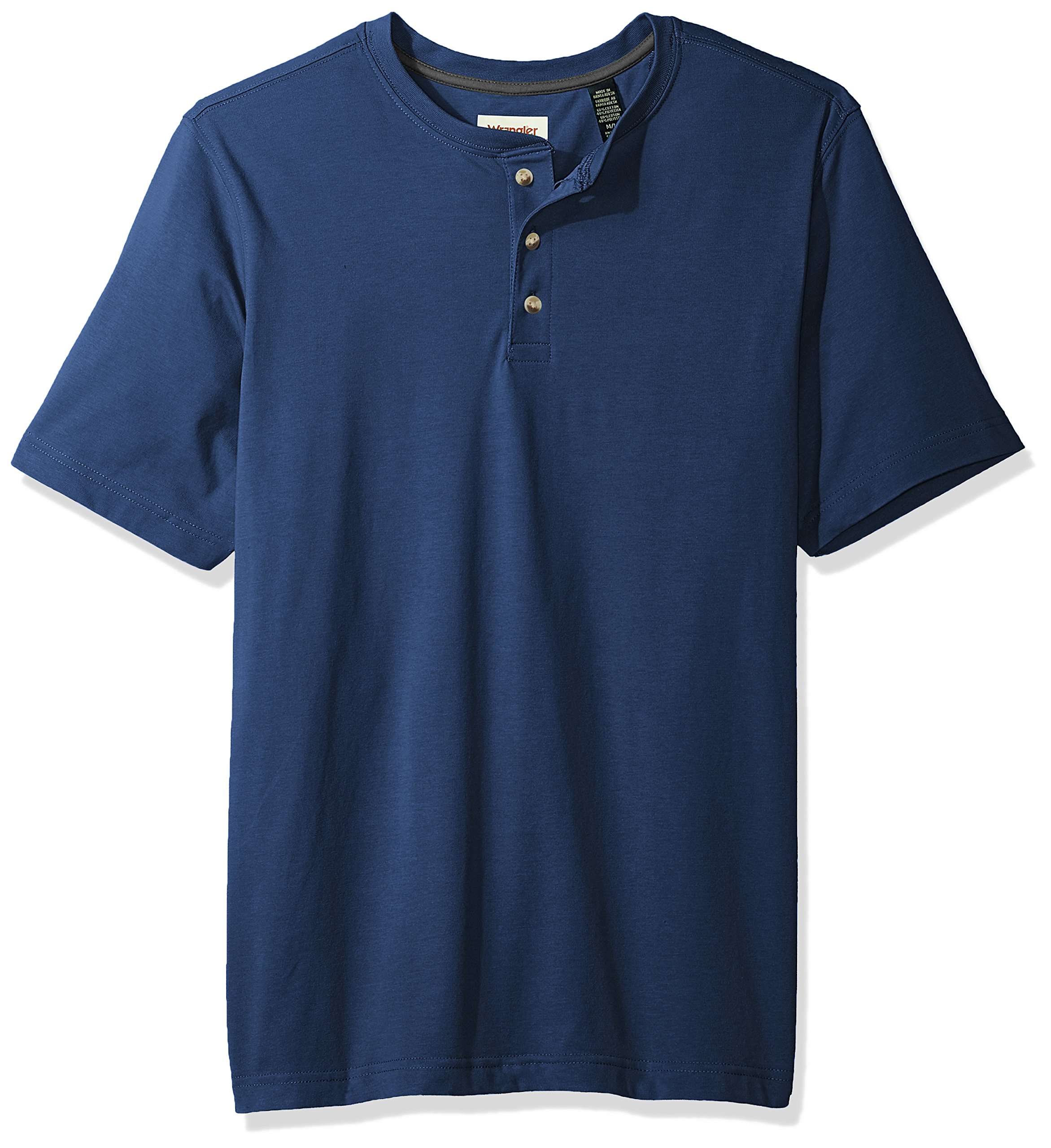 Wrangler Authentics Men's Short Sleeve Henley Tee