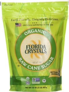 Florida Crystals Organic Cane Sugar, 2 lb - GMO-Free, Gluten-Free Facility, Pure Plant-Derived Sweetener