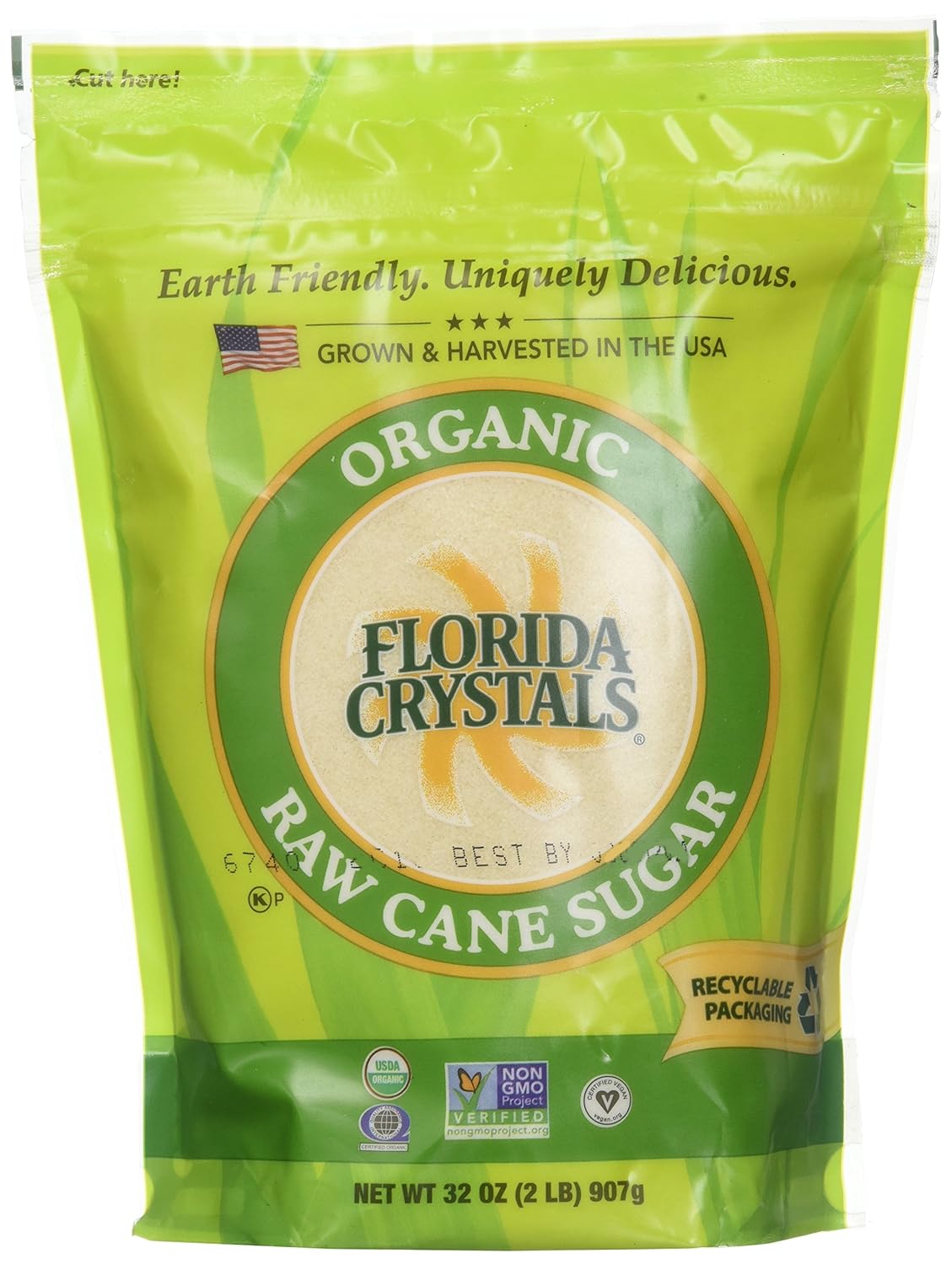 Florida Crystals Florida Crystals Sugar Cane Organic, 2 lb USDA Organic Regenerative Organic Certified