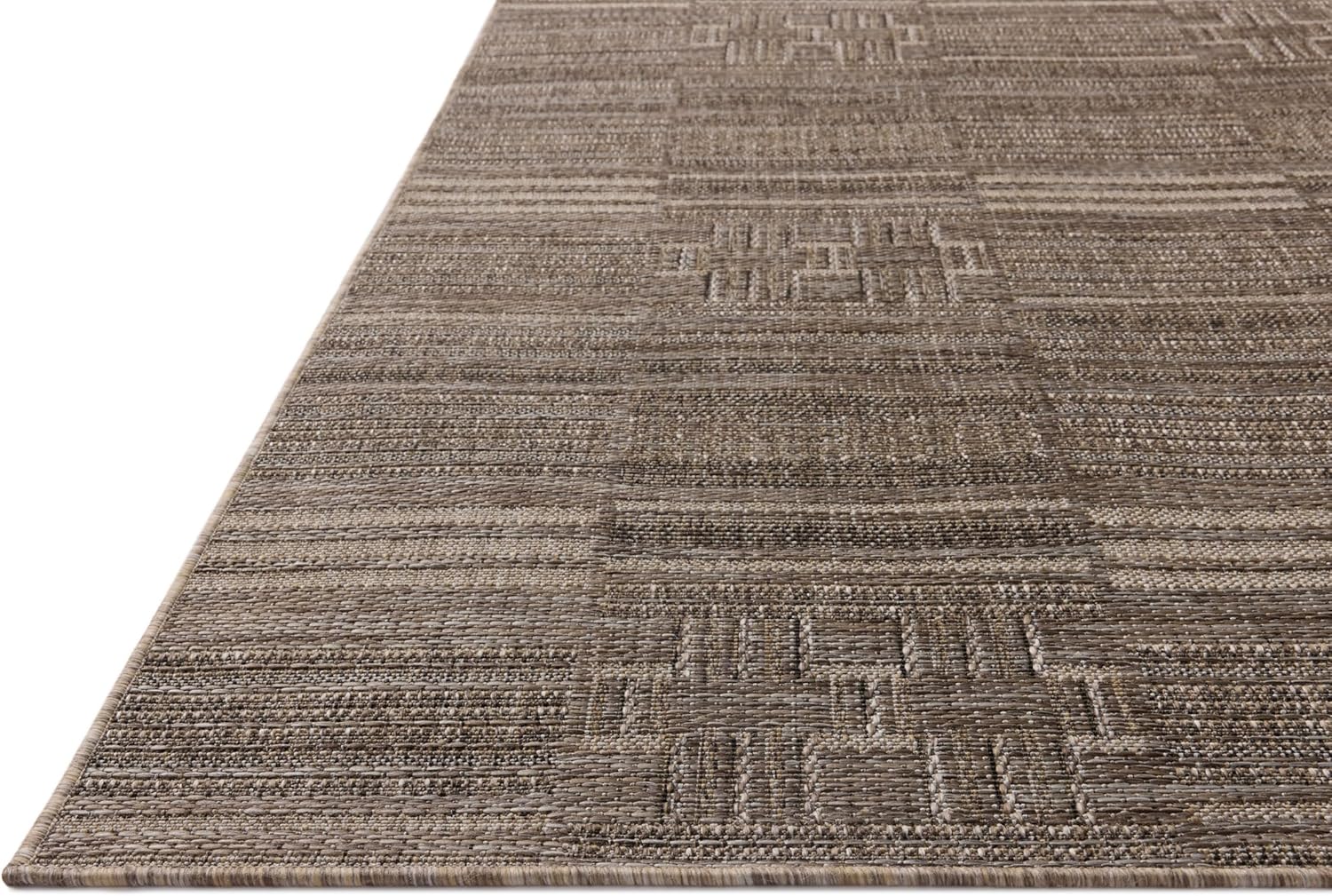 Loloi Birch Collection BIR-01 Natural/Beige 2'-3" x 3'-9", .25" Pile Height, Accent Rug, Indoor/Outdoor, Durable, Neutral, Easy Clean, Rug for Patio, Deck, Entry, Balcony, Outdoor Space