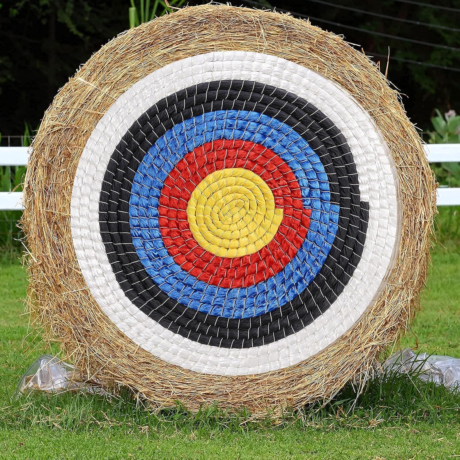 Traditional Archery Target 3 Layers 20 inchs Solid Straw Target Hand-Made Arrow Target Archery Target Round Rope Target Practice Target for Outdoor Hunting and Shooting… : Sports & Outdoors