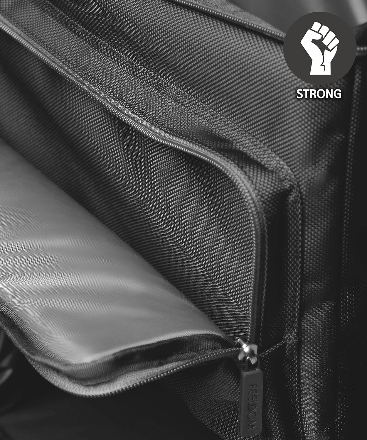 FEELDOM Wheelchair Bag, Fits Scooter - MAX Medium, Charcoal Gray - Water Resistant, Extra Storage Space, Durable, Premium Quality, Mobility Gear, Modern Chic Design, EZ Access : Health & Household