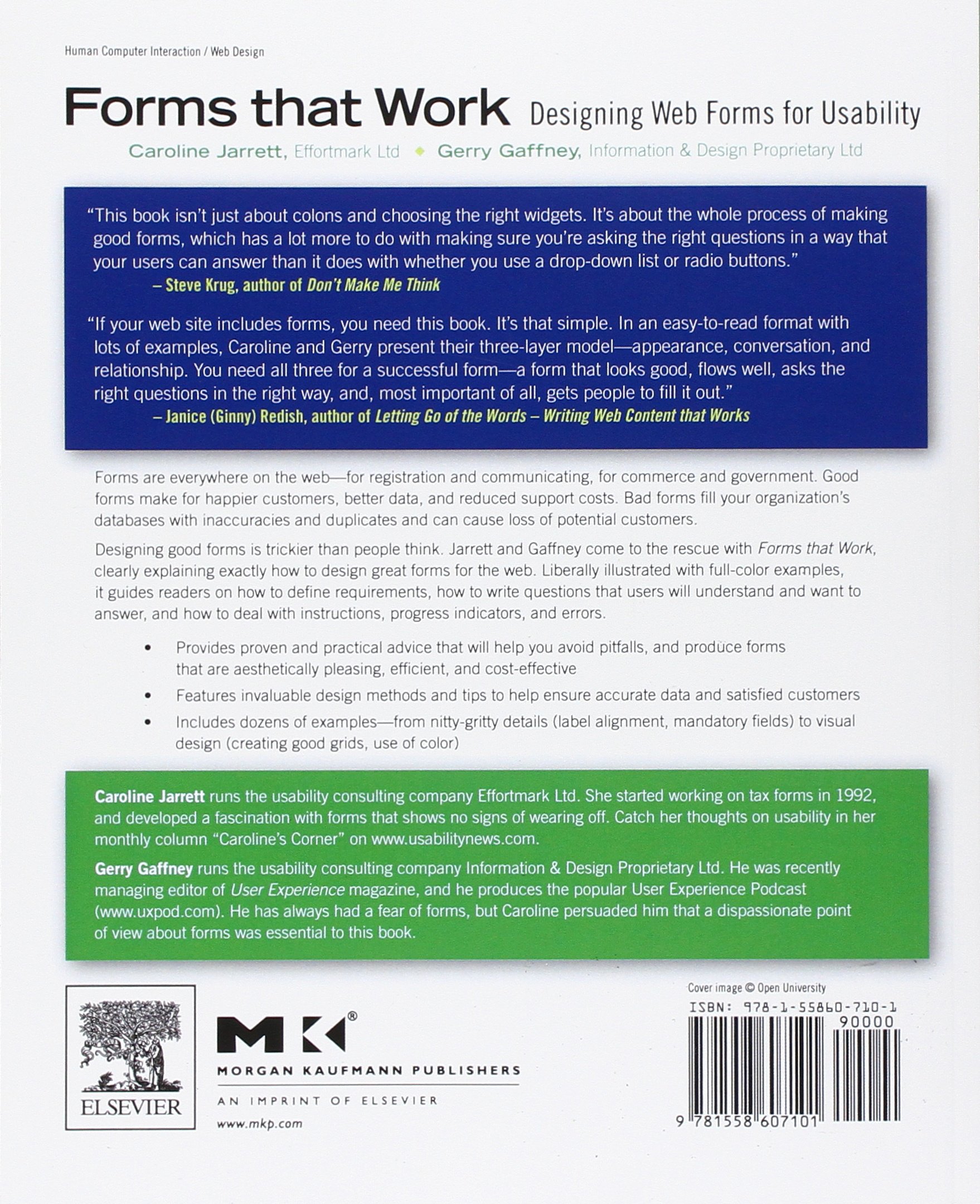 Forms that Work: Designing Web Forms for Usability (Interactive Technologies)