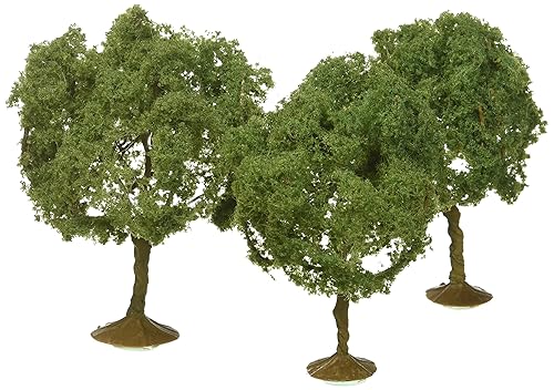 Bachmann Trains SceneScapes Oak Trees (3 Piece), 3-3 1/2"