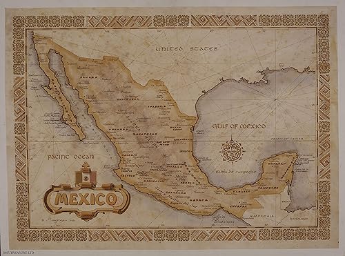Mapa de México México México antiguo antiguo antiguo