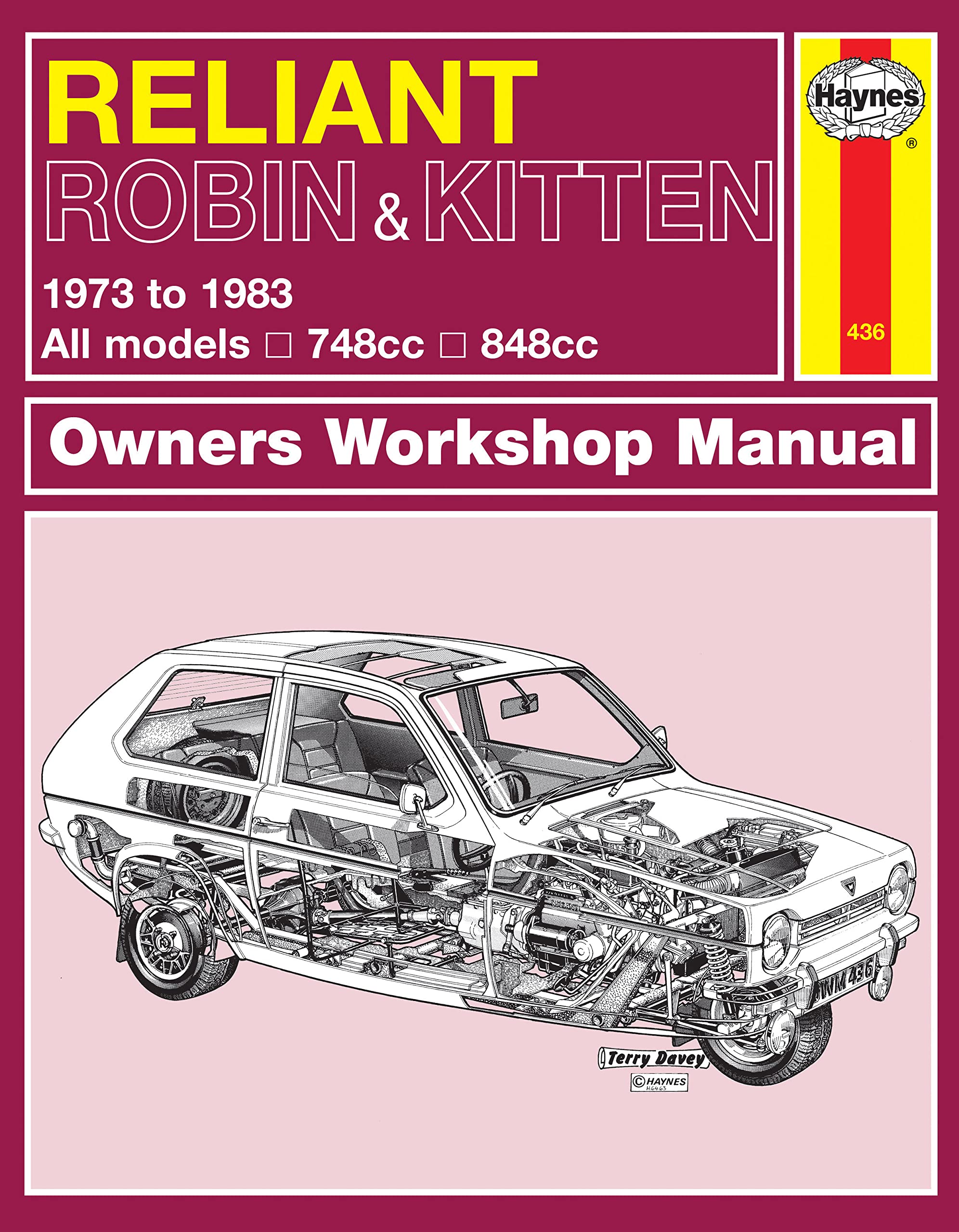Reliant Robin & Kitten (73 - 83) Haynes Repair Manual by Haynes Publishing