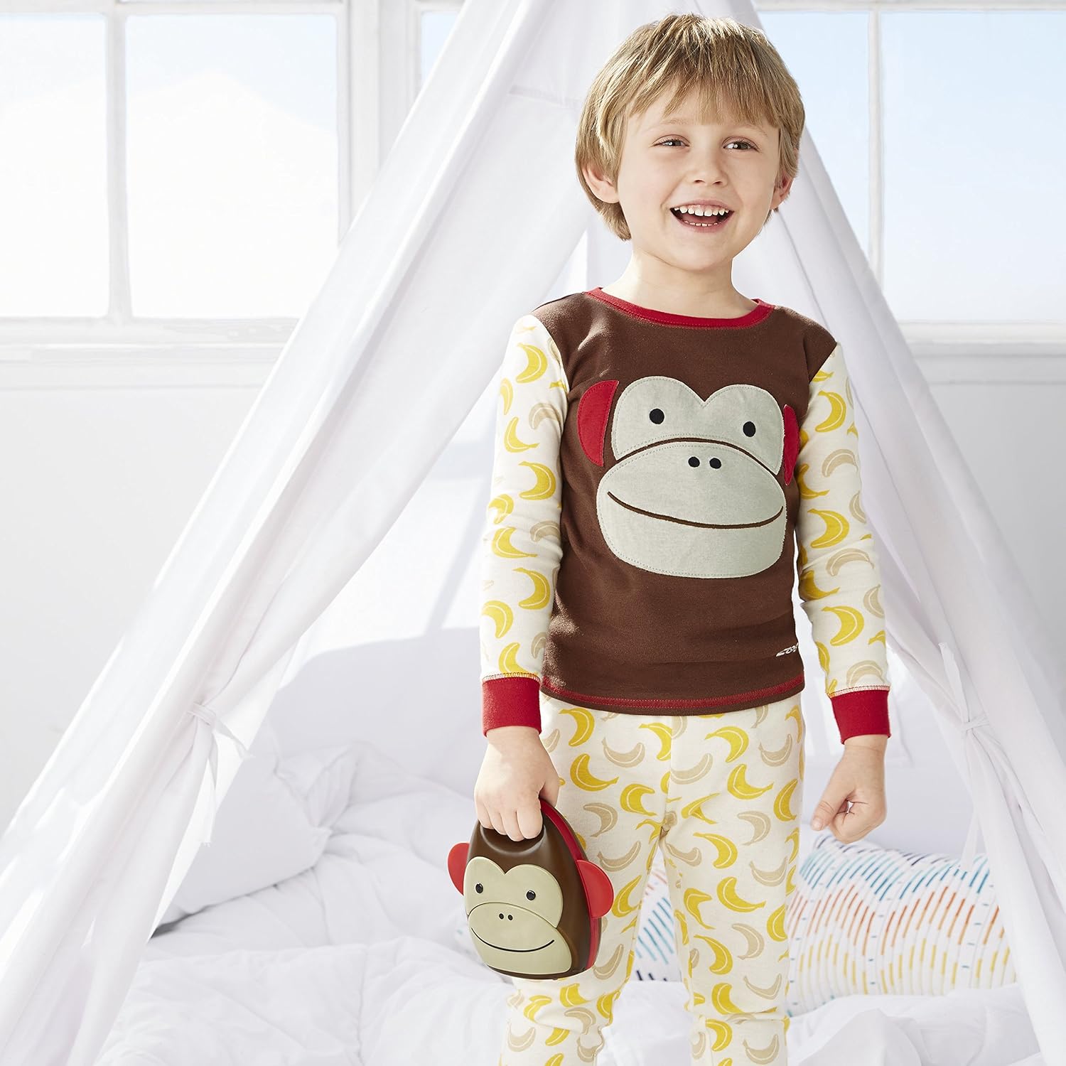 Skip Hop Zoo Take-Along Nightlight, Marshall Monkey